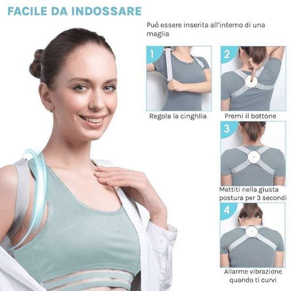 correttore postura schiena istruzioni Ok Shoulder Evolution