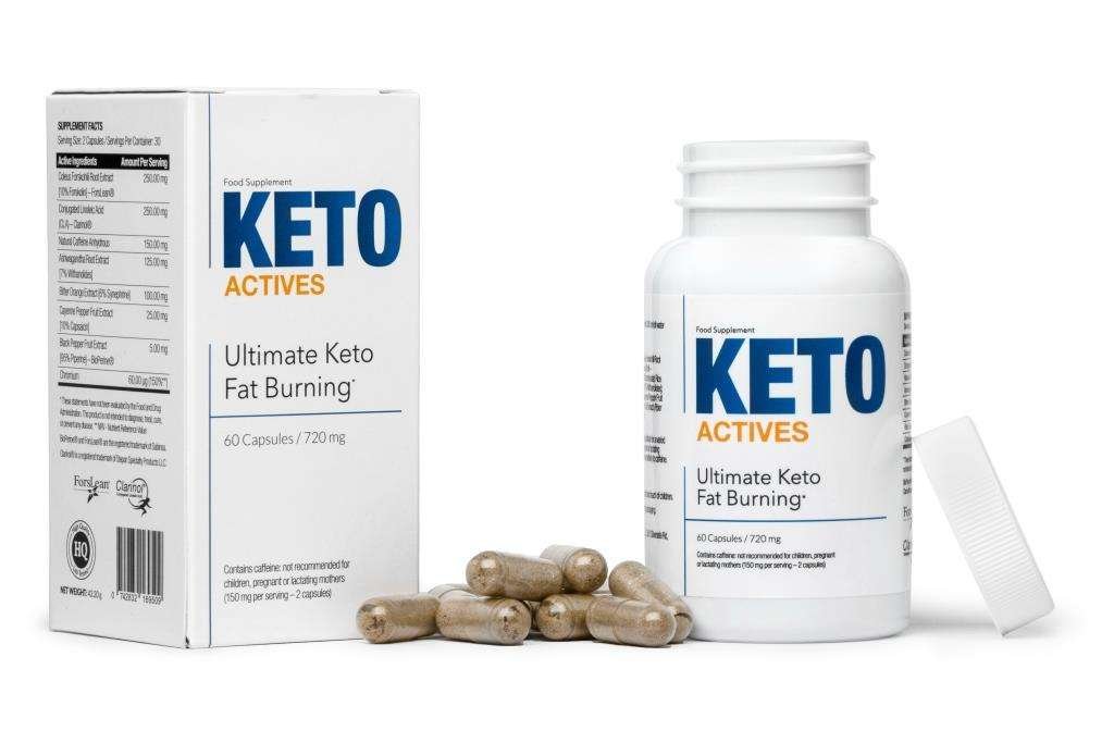 Scatola e co tenuto di Keto Actives